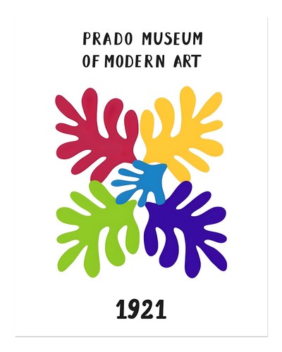 Modernes kunstmuseum wandbild - modernes, kunstmuseum-wandbild