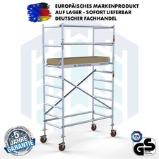 Alu-Rollgerüst "Basic-M" bis 4,30 Meter, Fahrgerüst, mobile Arbeitsbühne, NEU