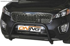 Frontbügel Edelstahl SCHWARZ