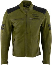 Rusty Stitches Jari Motorrad Lederjacke