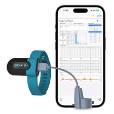 SleepU mit O2 Ringsensor-Sonde Pulsoximeter Sauerstoffmessgerät Schlafmonitor