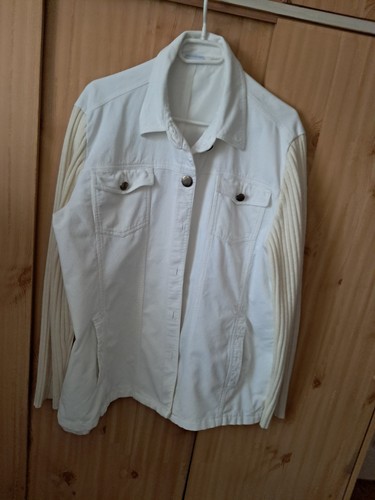 Weiße cordjacke 46 - weiße,