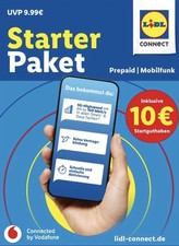 LIDL Connect Starterpaket inkl. 10 Euro Startguthaben Neu