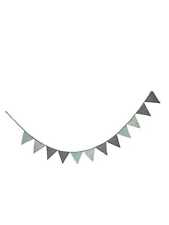 roba Wimpelkette miffy®, Stoff-Girlande, 100% Baumwolle, 12 Wimpel auf ca. 2 m