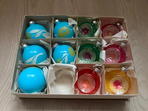 Alte weihnachtsbaumkugeln ddr - alte,