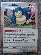 Pokemon Holo Karte Hops Relaxo Deutsch 117/159