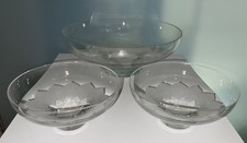 3 Glasschalen - LOTUS -