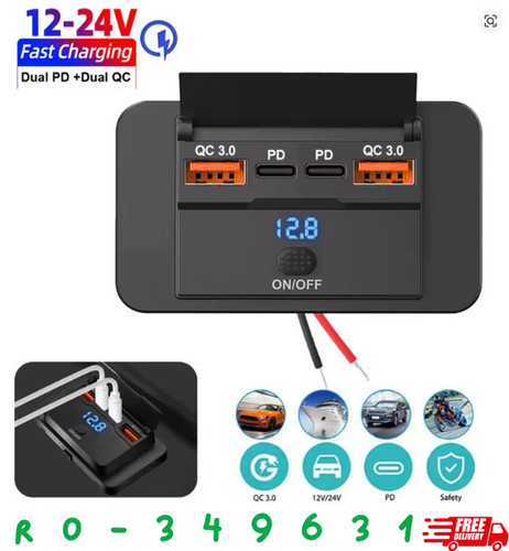 12v usb auto kfz - 12v, 3.0