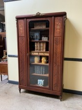 Antik - Bücherschrank, Vitrine, Intarsien - Jugendstil -  Lieferung möglich!