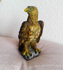 Dekofigur Adler Steinadler Habicht - Steinoptik - Handarbeit - signiert H= 13cm