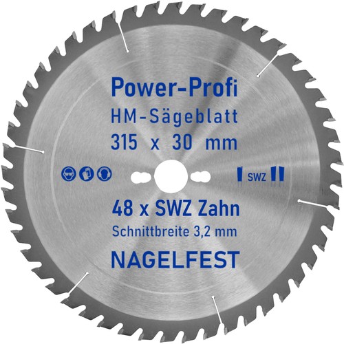 Kreis sägeblatt 315 - hm-kreis-sägeblatt, x