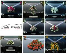 Spitze Strauß Autoschmuck Braut Paar Deko Car hochzeit Wedding Rose Girlande