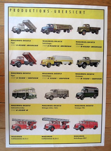 Magirus deutz lkw poster - -,