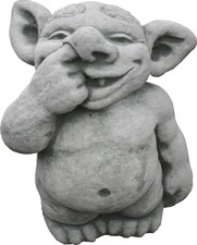 Steinguss Deko Gartenfigur