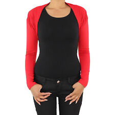 Bolero Jäckchen Bolerojäckchen Cardigan Schulterjacke Einheitsgrößen in 9 Farben