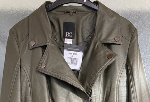 Heine bikerjacke leder imitat - heine,