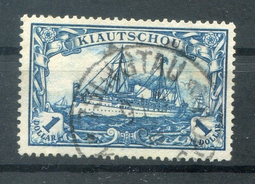 Kiautschou 25b tadellos gest - kiautschou,