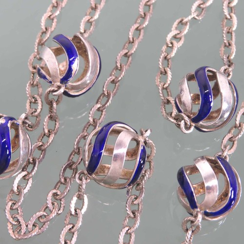 Extra lange silber kette - lange,