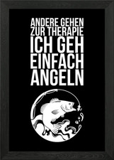 Lustige Angler und Fischer
