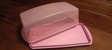 Tupperware Junge Welle J29 Kastenkuchenbehälter rosa