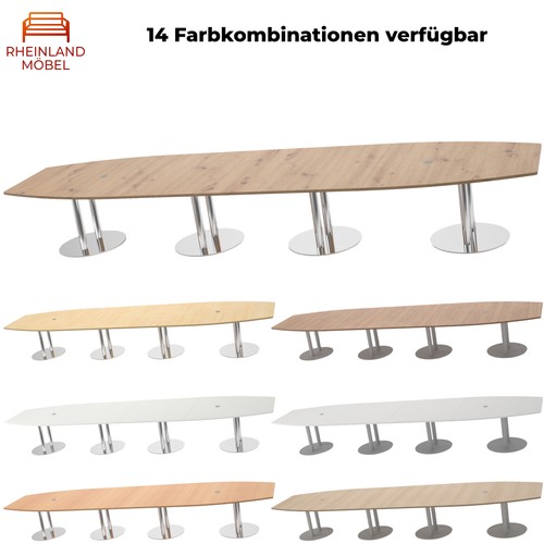 Konferenztisch konti 520x130cm - konferenztisch,