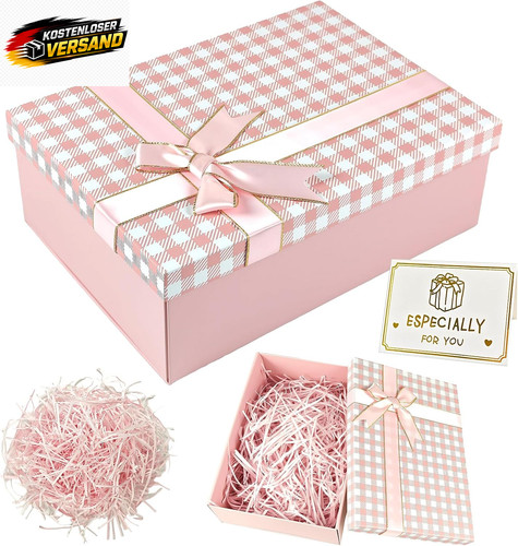 Große faltbare geschenkbox - große,