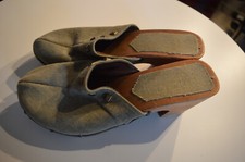 Meine Jeans Holz Pantoletten Gr. 40 von Görtz gerne getragen