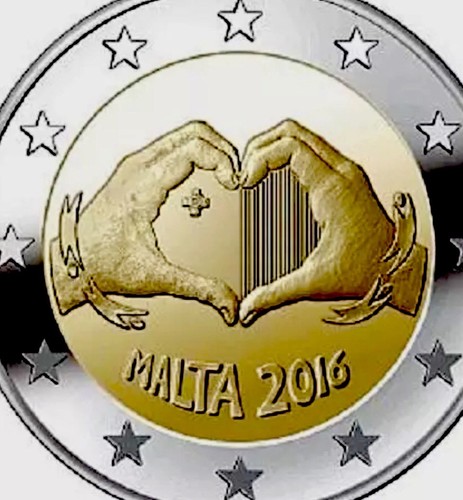 Malta münze 2 - malta, 2€