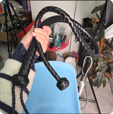 PU-Leder Griff Peitsche Anti-Rutsch Paddle Flogger Rollenspiel Sklave BDSM Whip