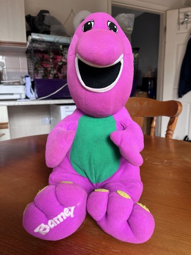 1992 playskool barney der - barney,