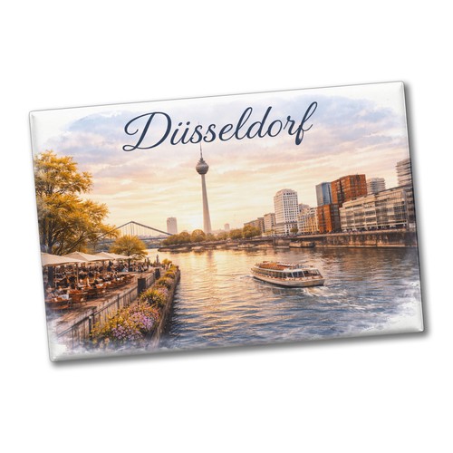 Düsseldorf skyline rheinturm - skyline,