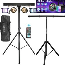 2X LED PAR & 2X Derby DJ