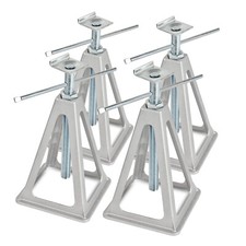 Alu Stützbock 4er Set | L-Profil | 1000Kg Tragkraft | 42cm Höhe | Wohnwagen