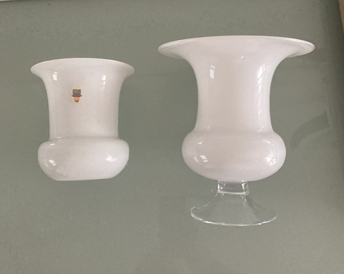 Holmegaard vase weiss old - vase,