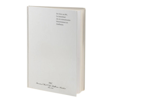 Sammelband die uhren von iwc - sammelband,