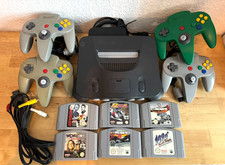 Nintendo 64 Konsole inkl. Spiele & 4x Controller Teildefekt