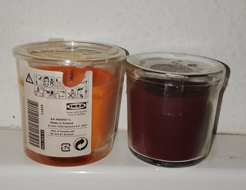 Ikea sinnlig duftkerze glas - ikea,