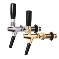 Zapfhahn, Bierzapfhahn mit Kompensator, Messing (35 mm)