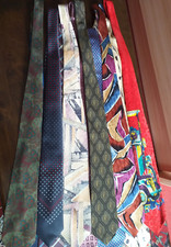 Sammlung 30 Vintage / Retro Krawatten - verschiedene Marken