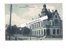 AK Uelzen , Veerser Chaussee mit Kreis-Sparkasse, 1914