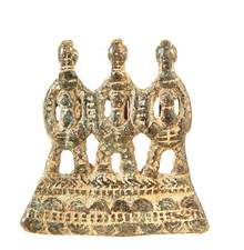 Senufo Alte Anhänger Bronze