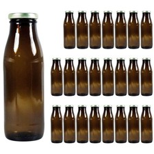 24 braune Glasflaschen 500 ml