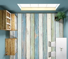 3D Weißes Holz 2468 Fußboden