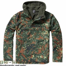 BRANDIT BUNDESWEHR WINDBREAKER FLECKTARN BW NÄSSESCHUTZ REGENJACKE SKI WINDJACKE