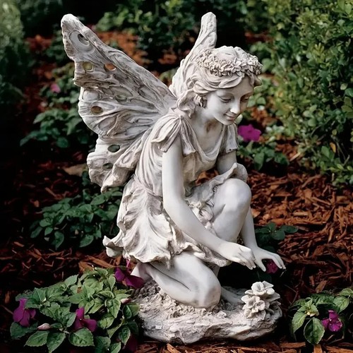 Gartenfee statue teich - statue,