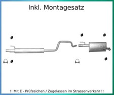 Auspuffanlage für Opel Meriva
