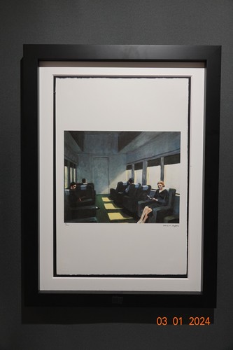 Edward hopper lithographie 3d - hopper,