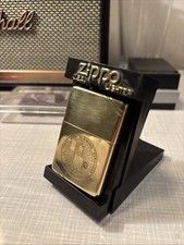 Zippo 50 Years and Glowing. 1937 Replica Brass Limited Edition Lighter