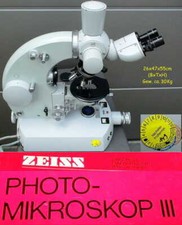 C. Zeiss Ultraphot Fotomikroskop 3 Fluoreszenz Auflicht Durchlicht Polarisation