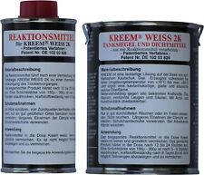 KREEM® WEISS 2K 650g für Tanks je 12 Liter, Tankversiegelung, Tank Rostschutz